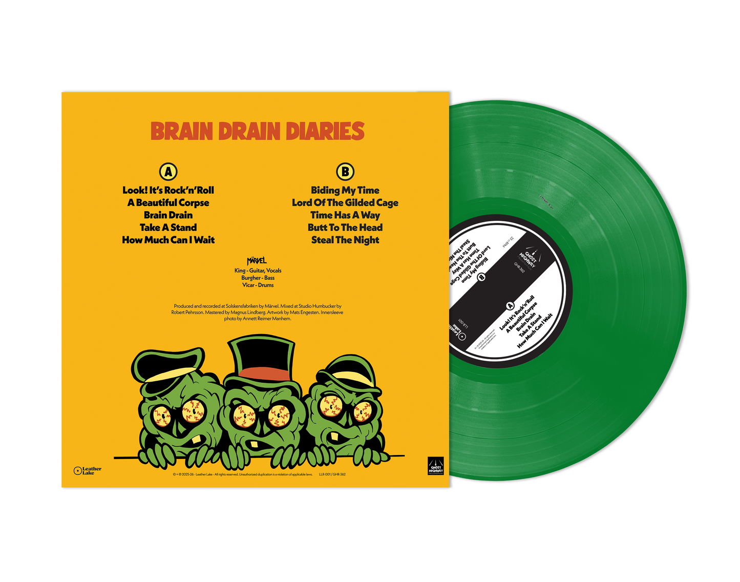 Brain Drain Diaries - LP PRE-ORDER